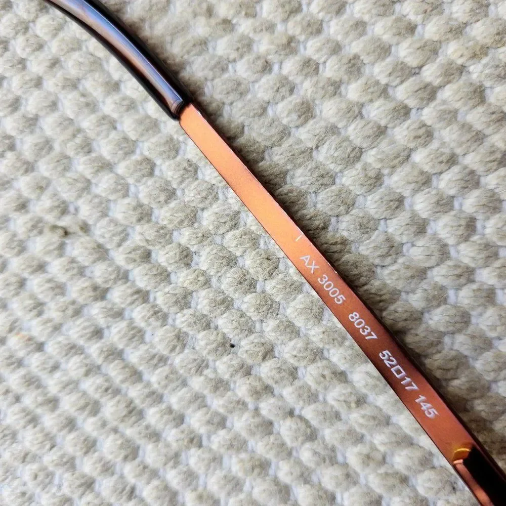 2 Armani Exchange AX 3005 8037 Eye Glasses Frames Brown Tortoise Cat 52-17 145